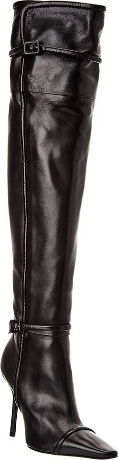 Leather Knee-High Boot