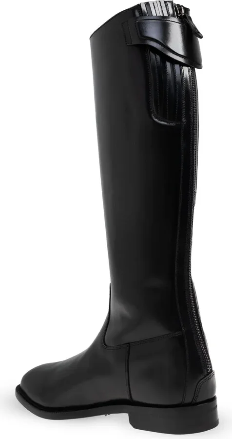 Leather Knee-High Boots - Image 5