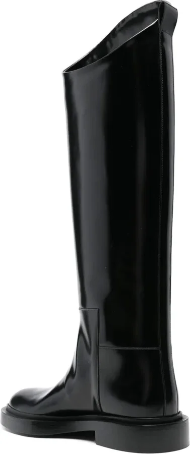 Leather Knee-High Boots - Image 3
