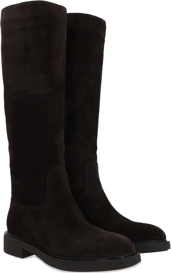 Leather Knee-High Boots - Image 2
