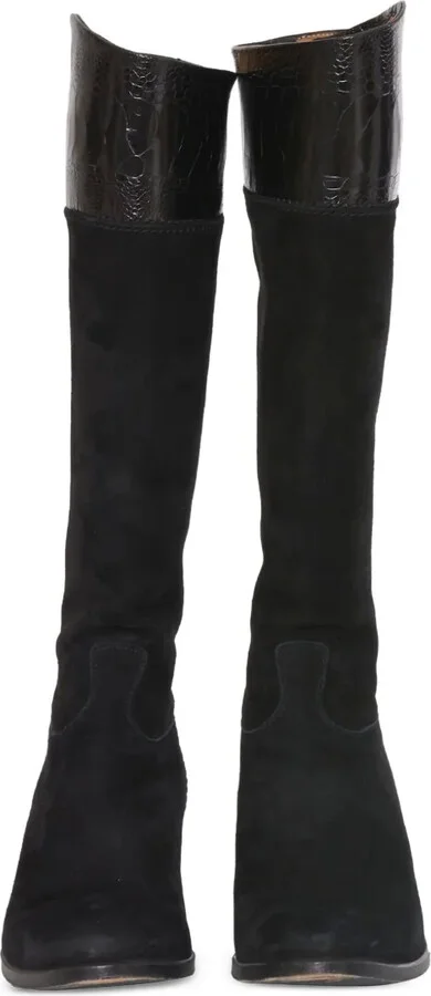 Leather Knee-High Boots - Image 2