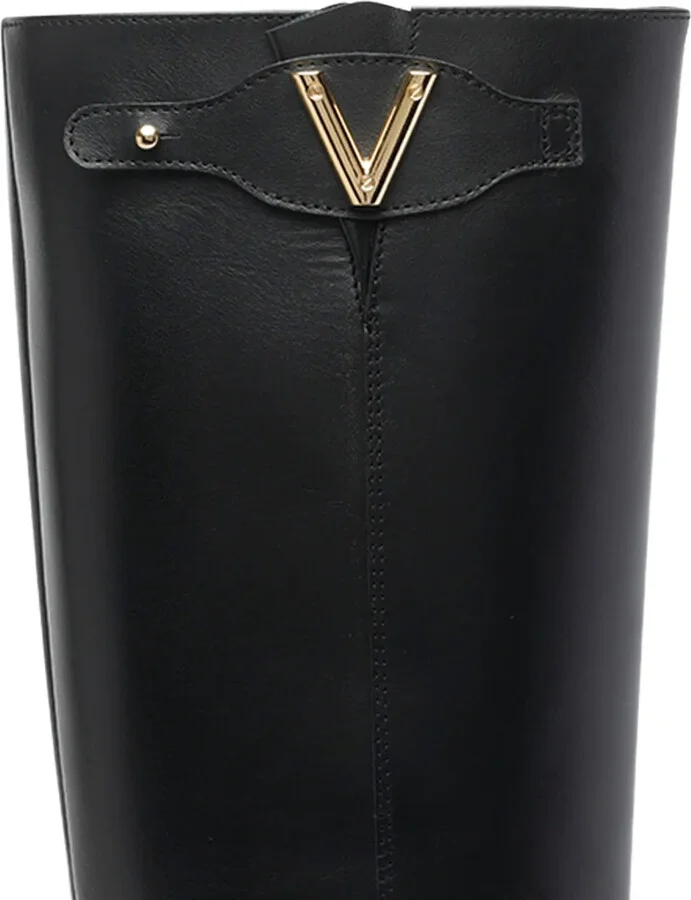 Leather Knee-High Boots - Image 4