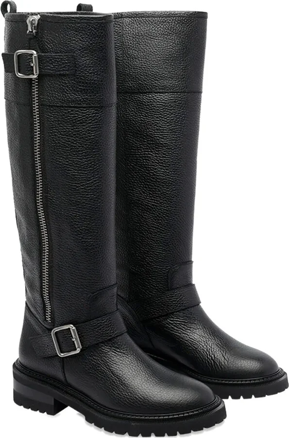 Leather Knee-High Boots - Image 3