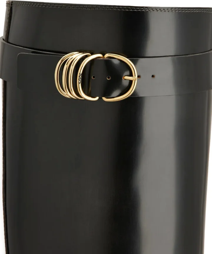 Leather Knee-High Boots - Image 5