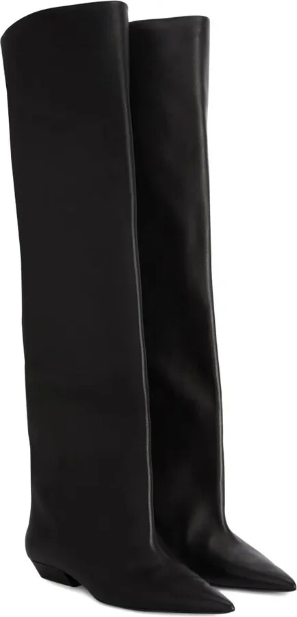 Leather Knee-High Boots - Image 2