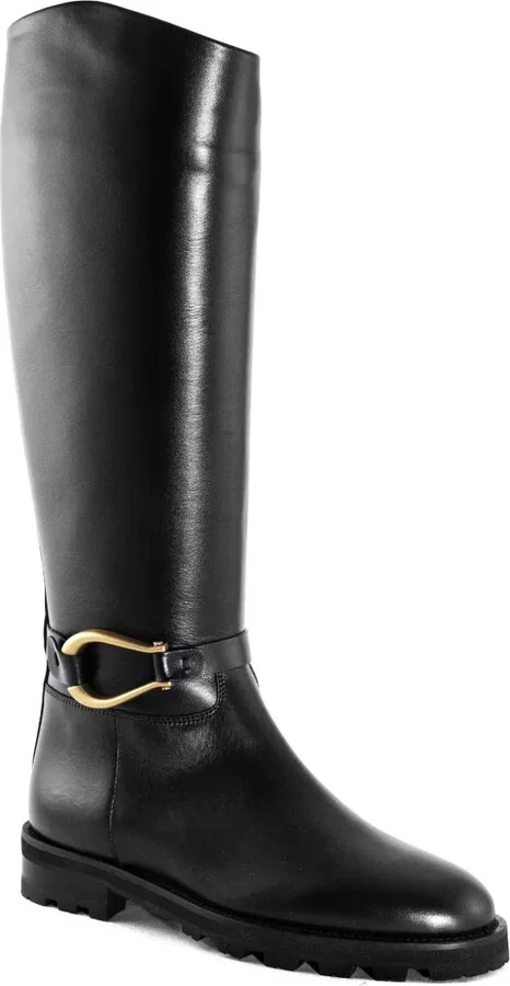 Leather Knee-High Boots - Image 2