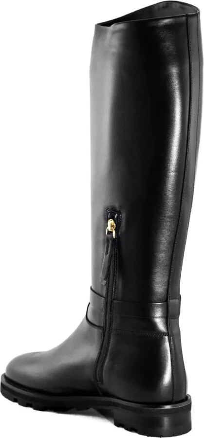 Leather Knee-High Boots - Image 5