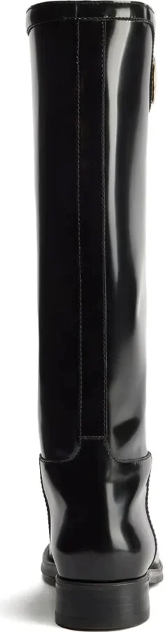 Leather Knee-High Boots - Image 2