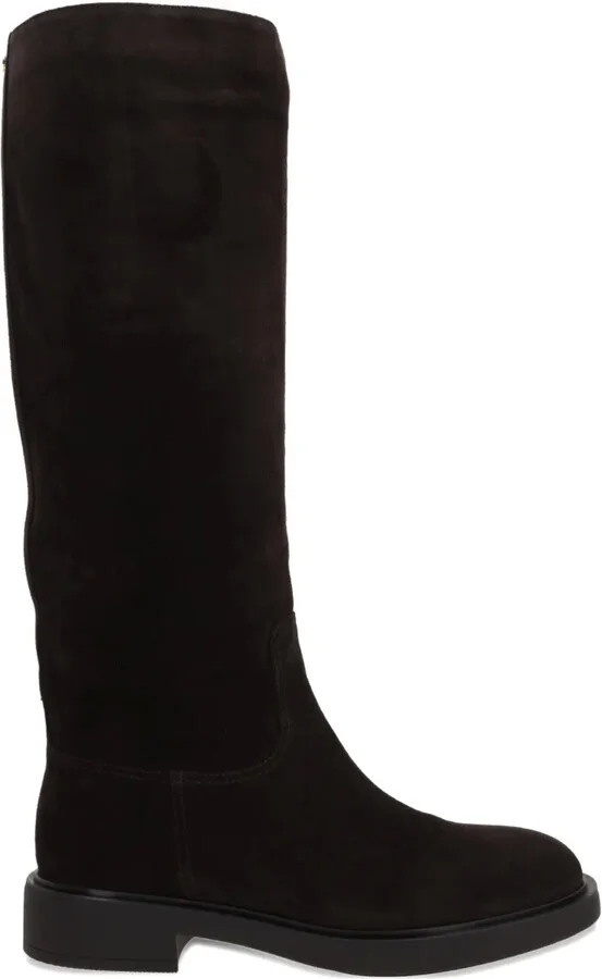 Leather Knee-High Boots
