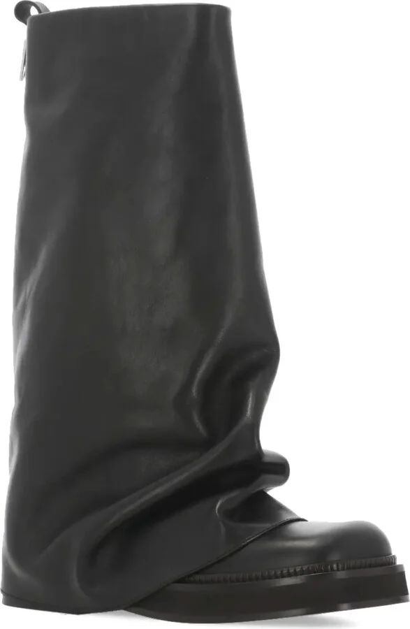 Leather Knee-High Boots