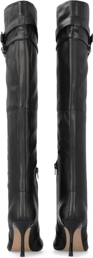 Leather Knee-Length Boots - Image 5