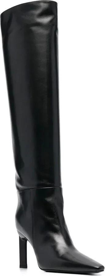 Leather Knee-Length Boots - Image 2