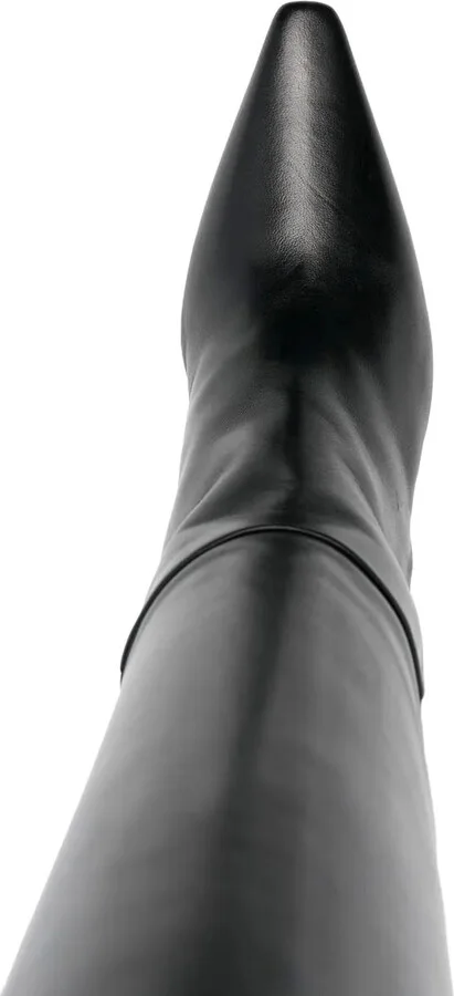 Leather Knee-Length Boots - Image 4