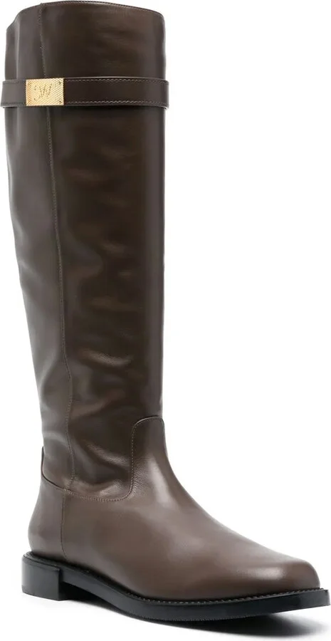 Leather Knee-Length Boots - Image 2