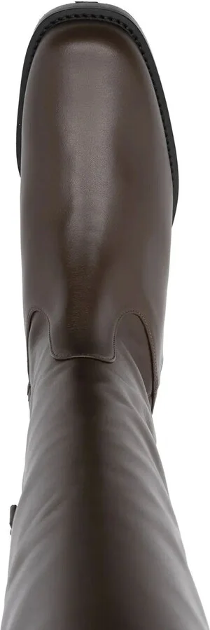 Leather Knee-Length Boots - Image 4