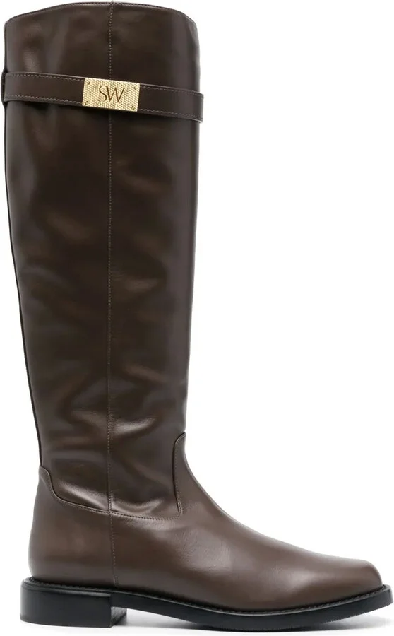 Leather Knee-Length Boots