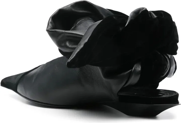 Leather Knot Mules - Image 3