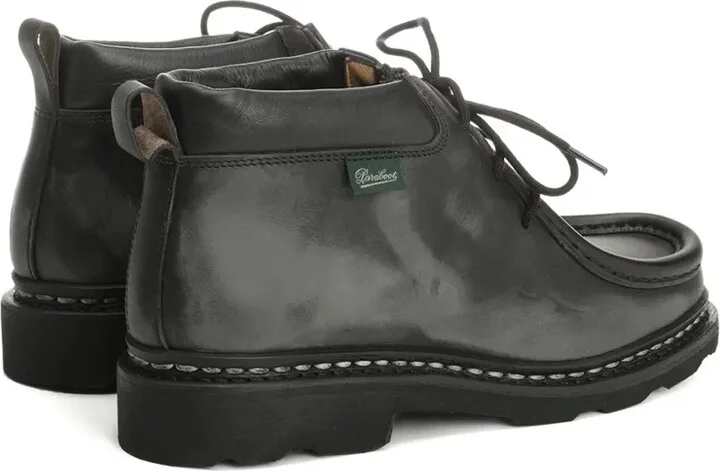 Leather Lace-Up Ankle Boots - Image 3