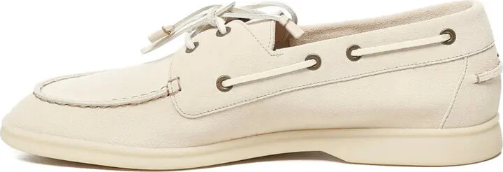 Leather Lace-Up Boat Shoes - Image 4