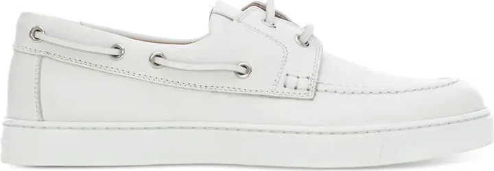 Leather Lace-Up Boat Shoes