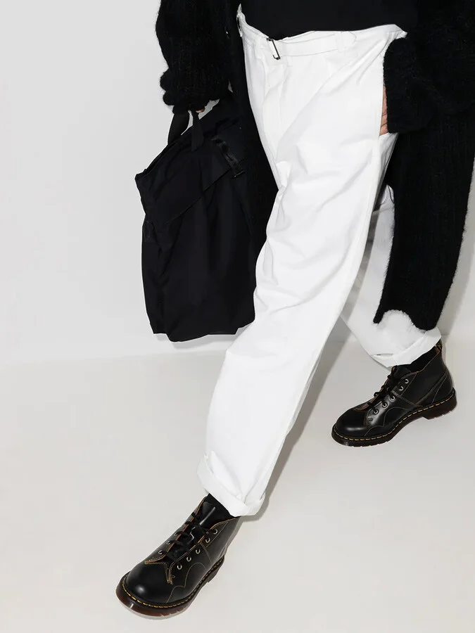 Leather Lace-Up Booties - Image 3