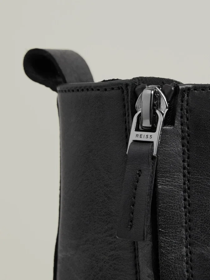 Leather Lace-up Boots - Image 4