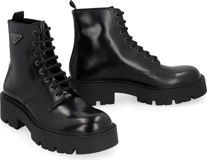 Leather Lace-up Boots - Image 3