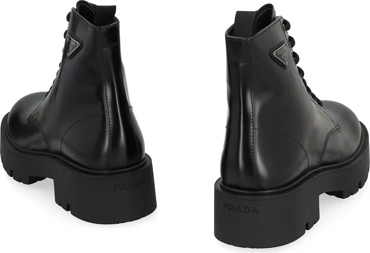 Leather Lace-up Boots - Image 4