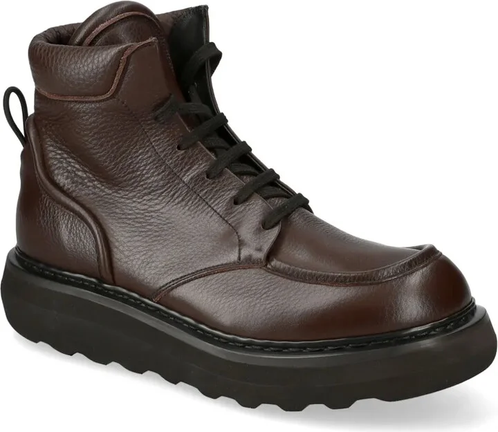 Leather Lace-Up Boots - Image 2