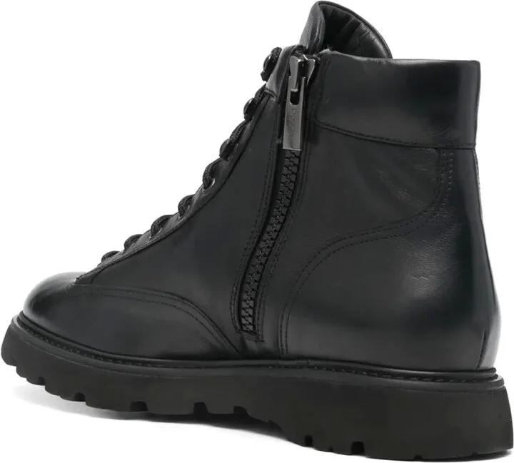 Leather Lace-Up Boots - Image 3