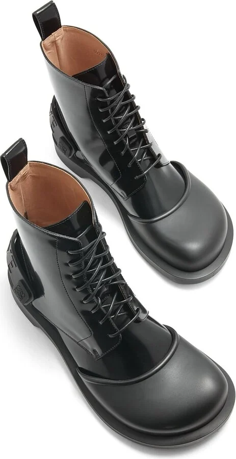 Leather Lace-up Boots - Image 4