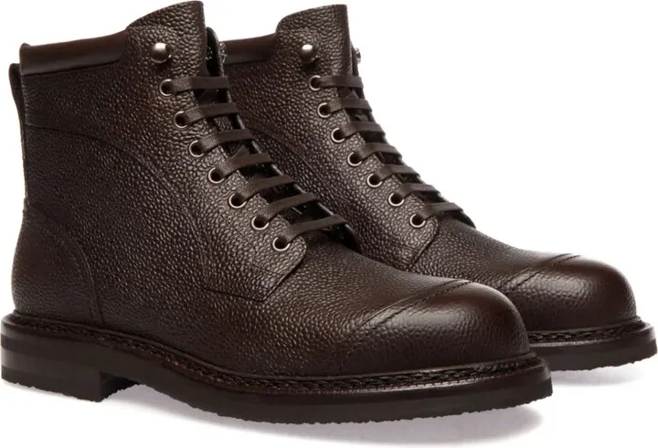 Leather Lace-Up Boots - Image 2