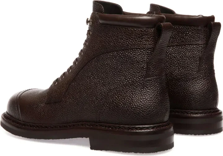 Leather Lace-Up Boots - Image 3