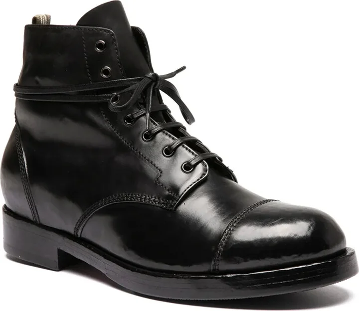 Leather Lace-Up Boots - Image 2
