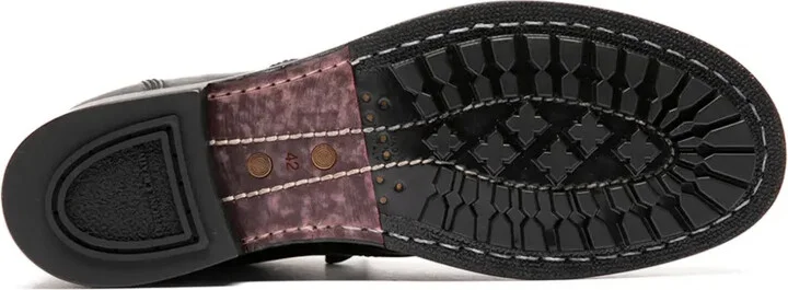 Leather Lace-Up Boots - Image 5