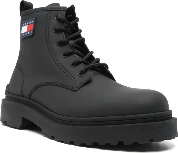 Leather Lace-Up Boots - Image 2