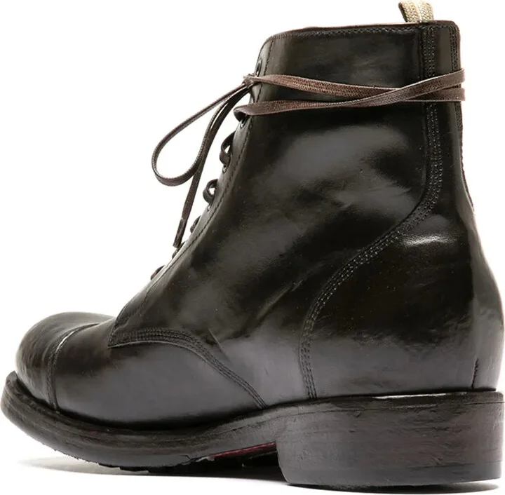 Leather Lace-Up Boots - Image 3