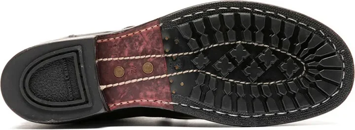 Leather Lace-Up Boots - Image 5