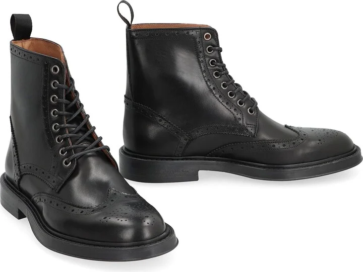 Leather Lace-up Boots - Image 3