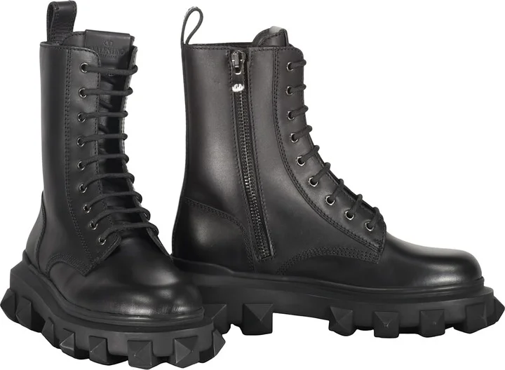 Leather Lace-up Boots - Image 2