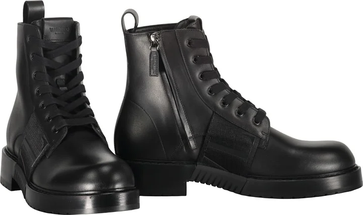 Leather Lace-up Boots - Image 2