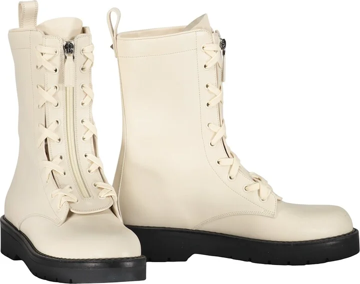 Leather Lace-up Boots - Image 2