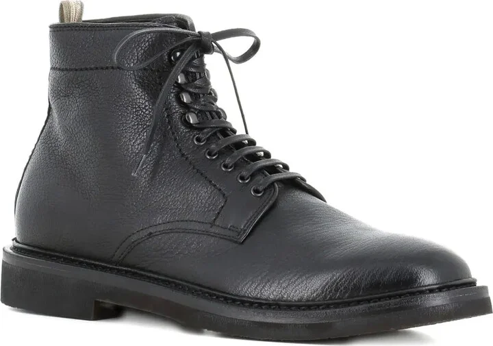 Leather Lace-Up Boots - Image 2