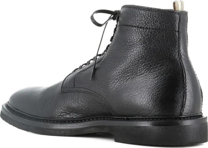 Leather Lace-Up Boots - Image 4