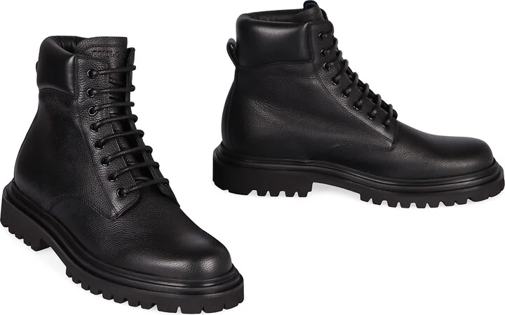 Leather Lace-up Boots - Image 3