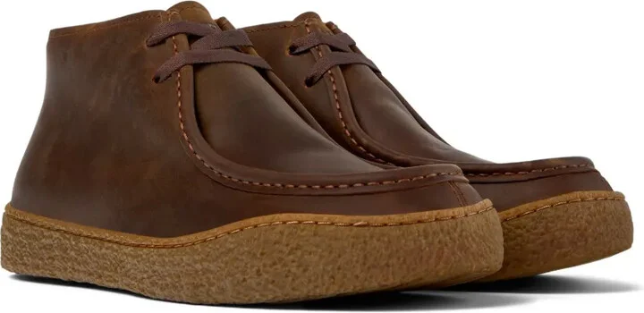 Leather Lace-Up Boots - Image 2