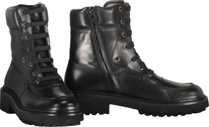 Leather Lace-up Boots - Image 2