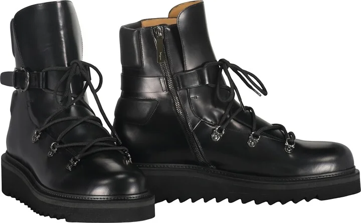 Leather Lace-up Boots - Image 2