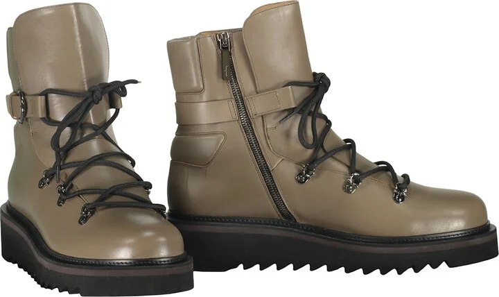 Leather Lace-up Boots - Image 2