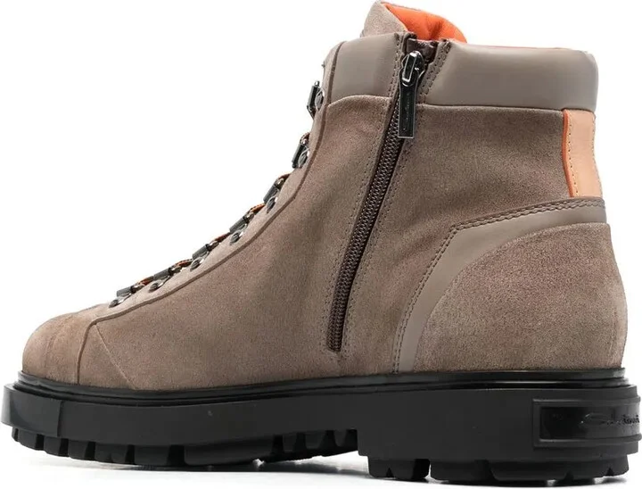 Leather Lace-Up Boots - Image 3
